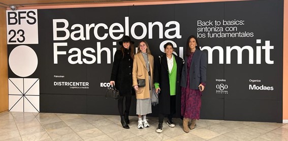 Alumnas en la Barcelona fashion summit 2023