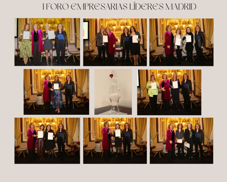 Entrega diplomas foro empresarias líderes Madrid