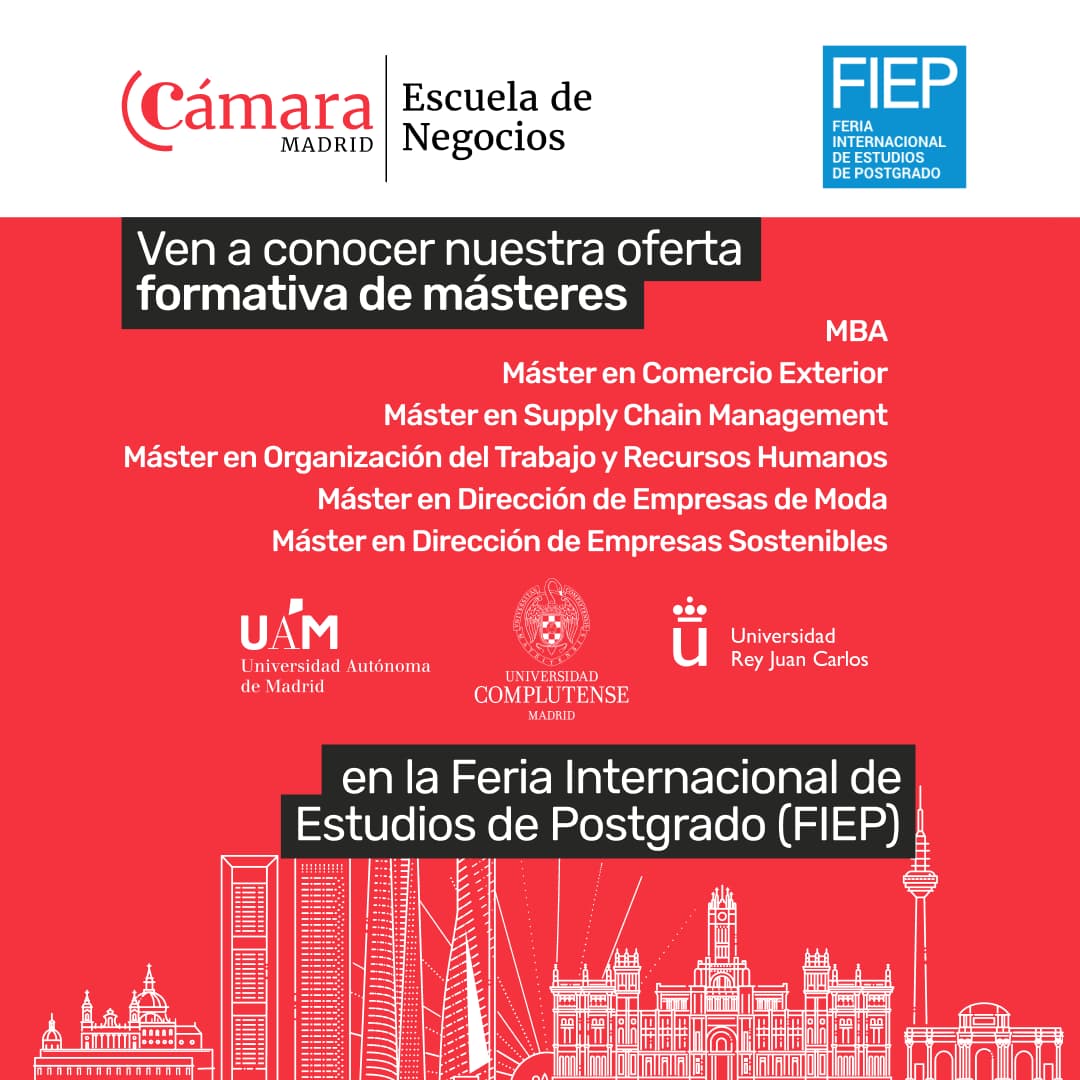 Oferta formativa Escuela de Negocios Cámara Madrid en FIEP