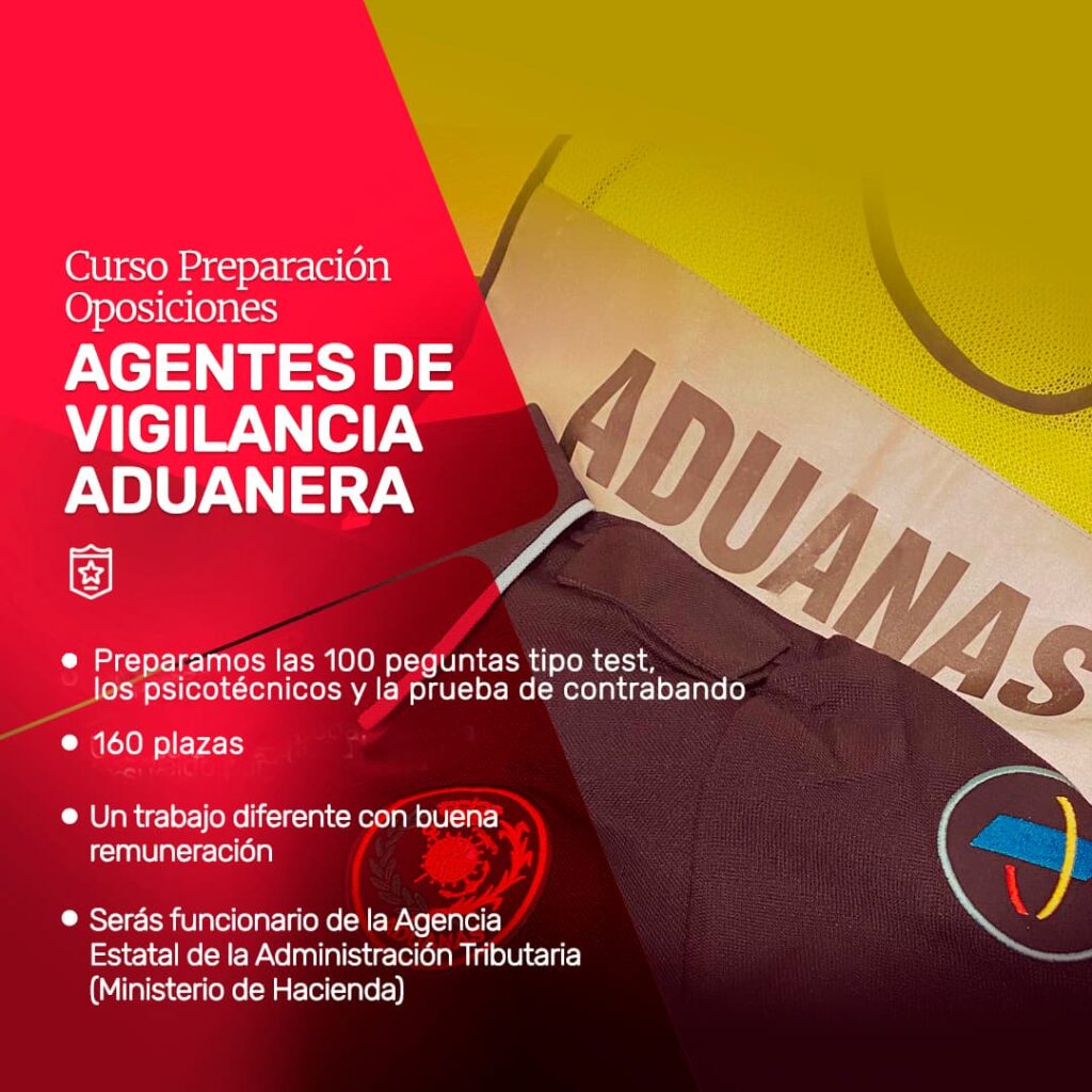 oposiciones agentes vigilancia aduanera